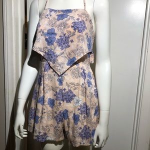 Floral romper jumpsuit shorts💐